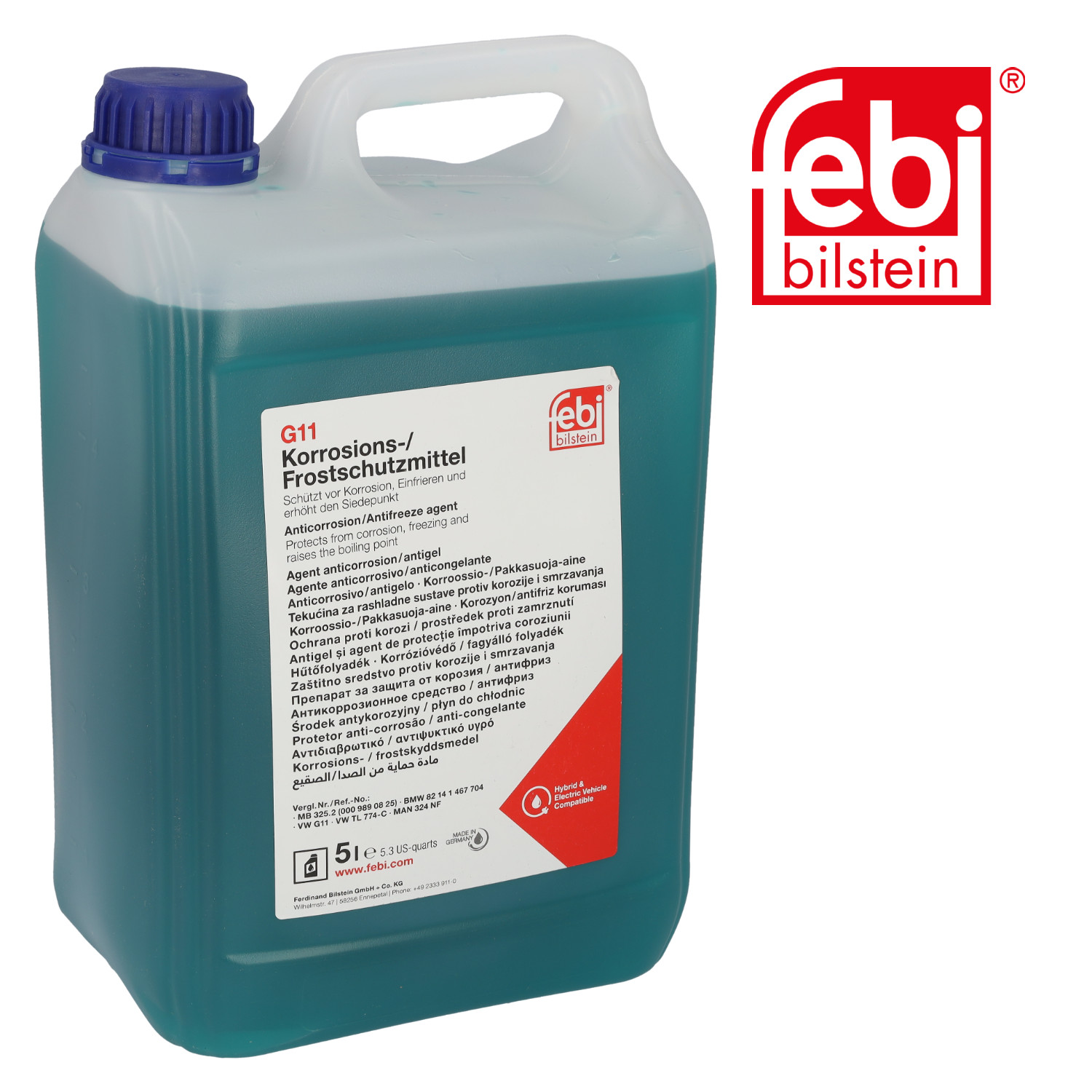 00098908255 - ANTICONGELANTE G11 CONCENTRADO 5L